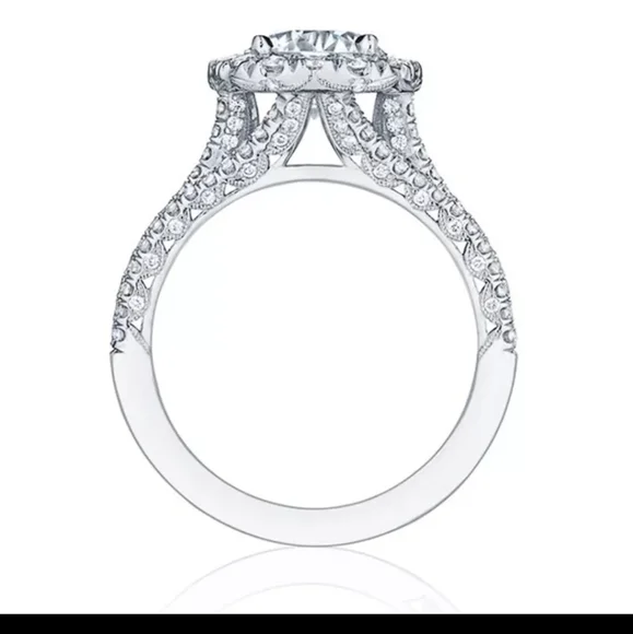 925 Sterling Silver Simulated Diamond Ring - Picture 5 of 6